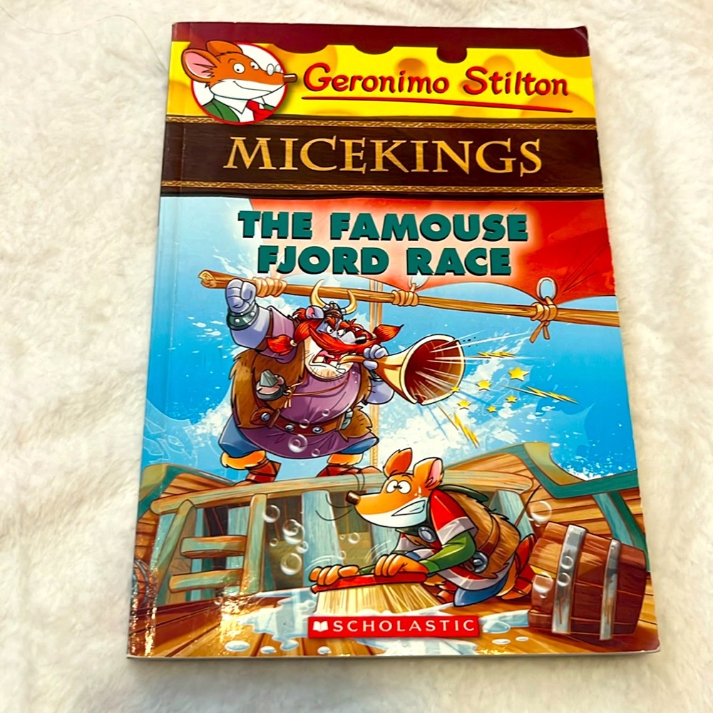 5/$20 Book - Kids book The Famouse Fjord Race Micekings by Geronimo Stilton